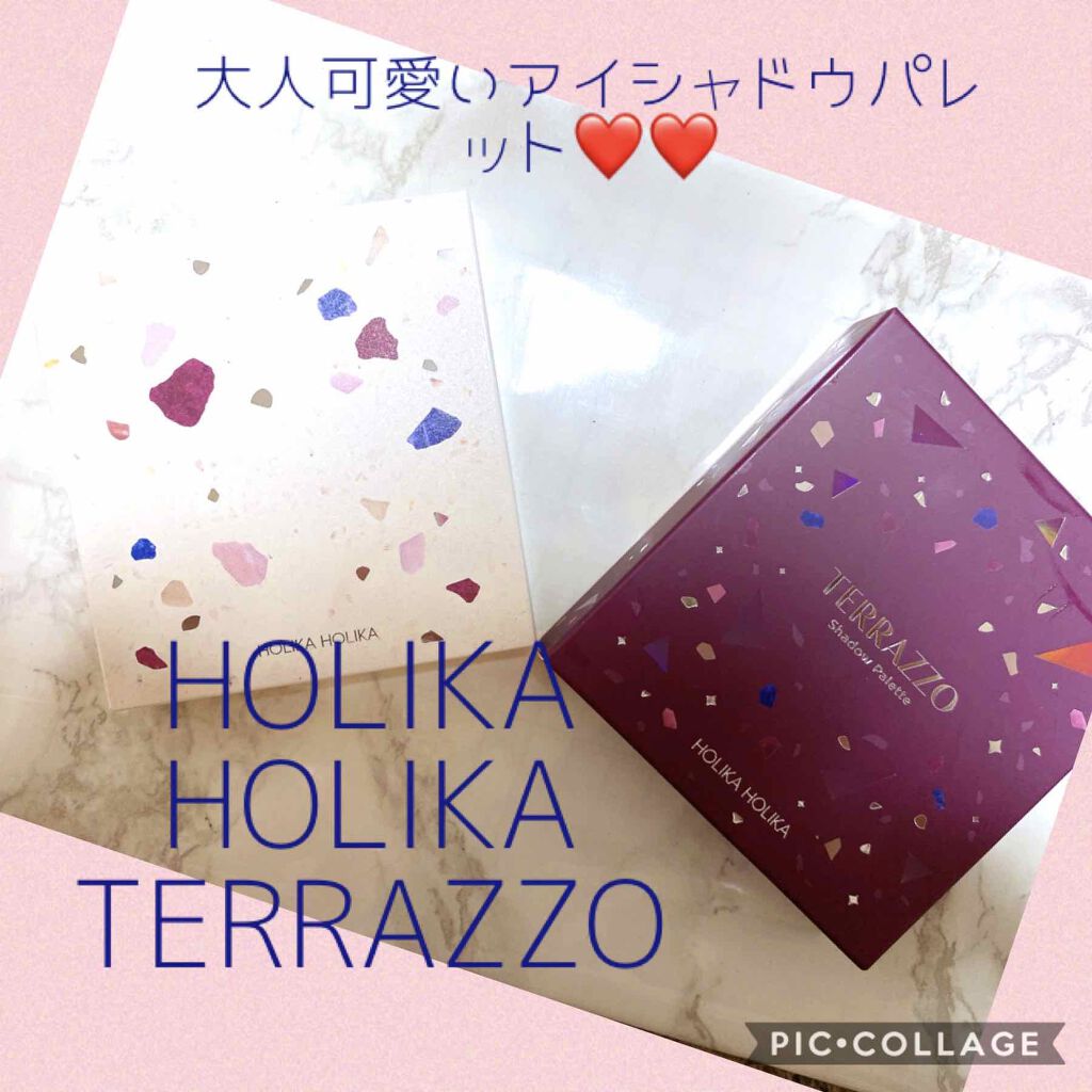 TERRAZZO Shadow palette/HOLIKA HOLIKA/アイシャドウパレットを使ったクチコミ(1枚目)