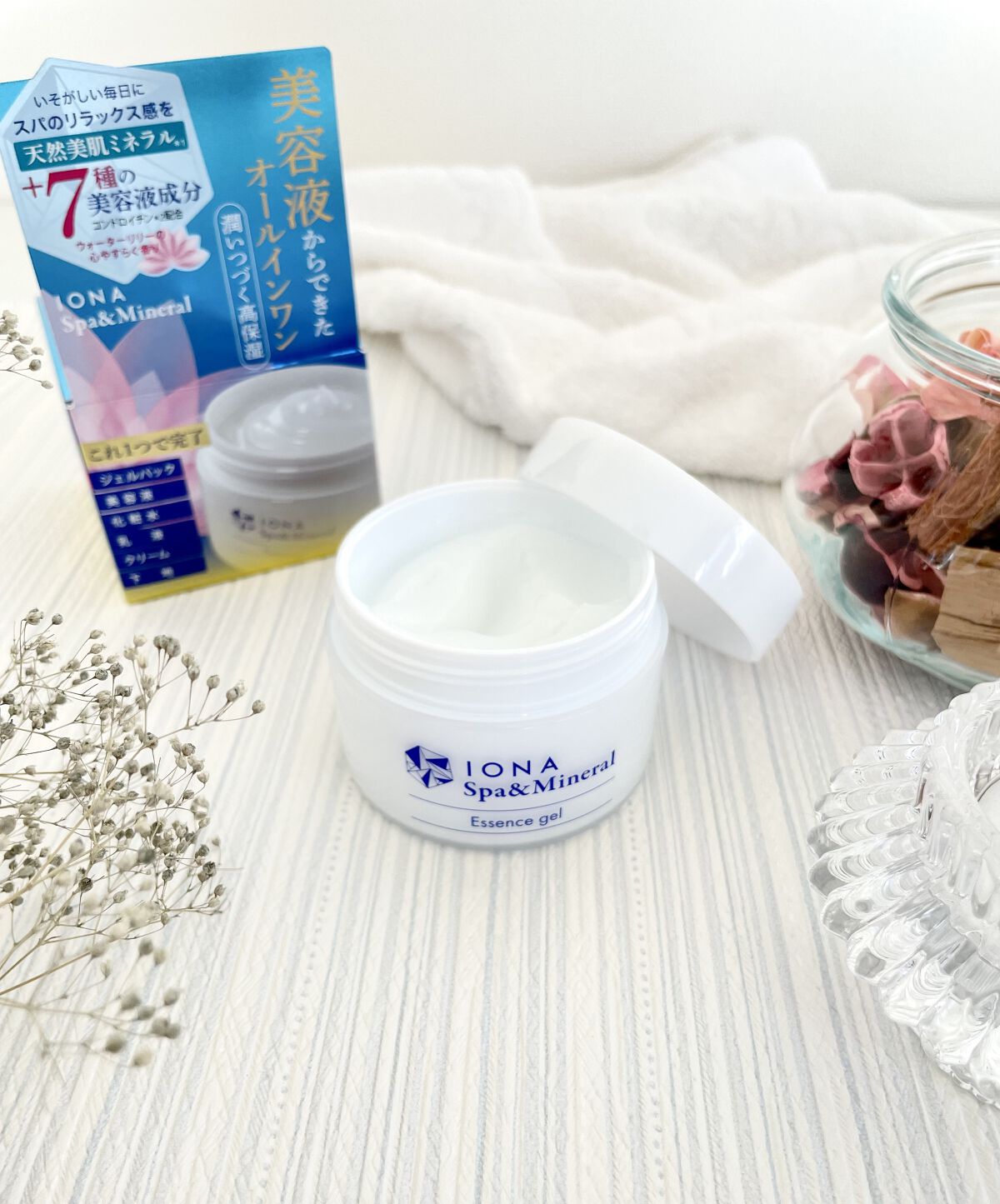 エッセンス ジェル/イオナ スパ＆ミネラル/オールインワン化粧品を使ったクチコミ（2枚目）