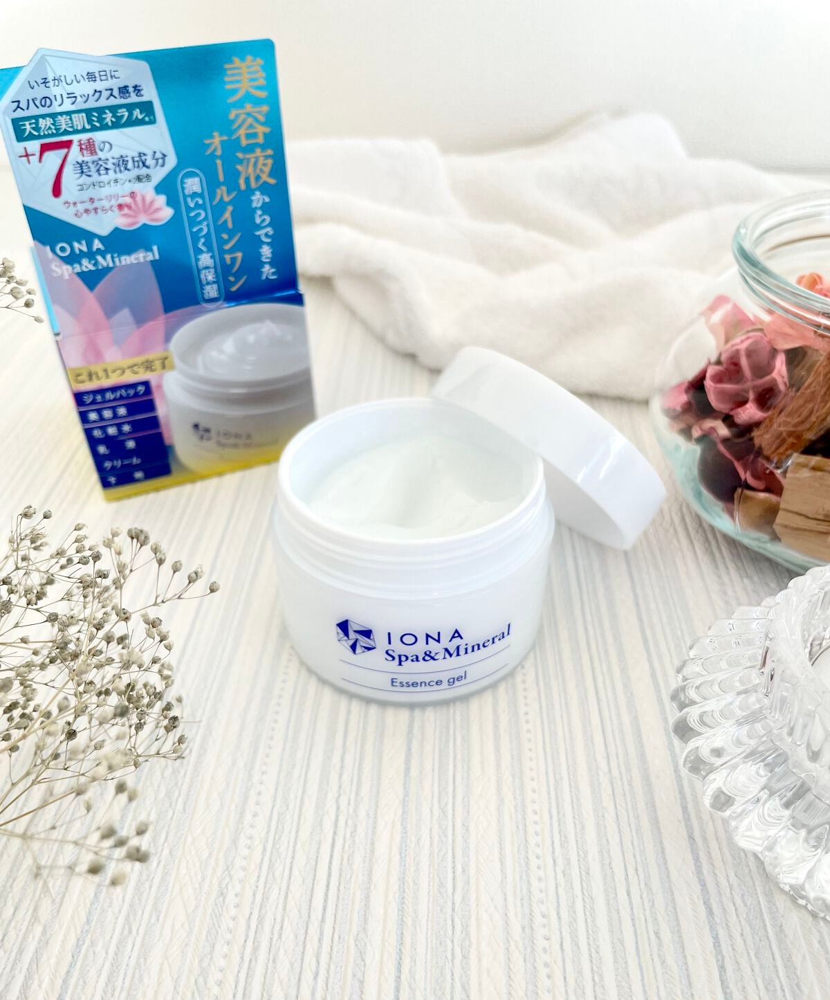 エッセンス ジェル/イオナ スパ&ミネラル/オールインワン化粧品を使ったクチコミ(2枚目)