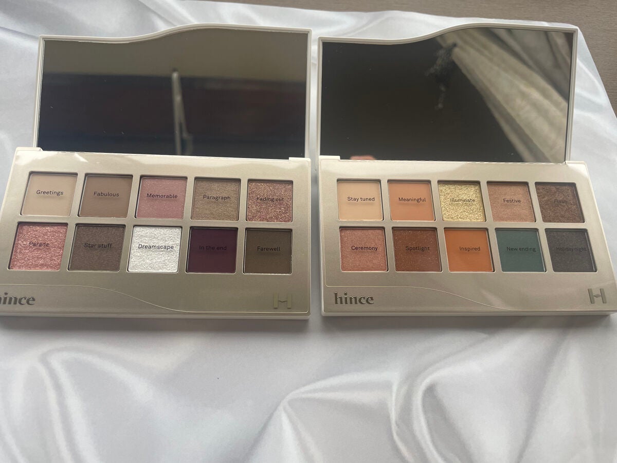 ニューデップスアイシャドウパレット/hince/アイシャドウパレットを使ったクチコミ(3枚目)