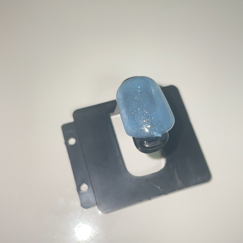 ジェルネイルDA 74 シアーラメブルー/IDATE/ジェルネイルを使ったクチコミ（2枚目）