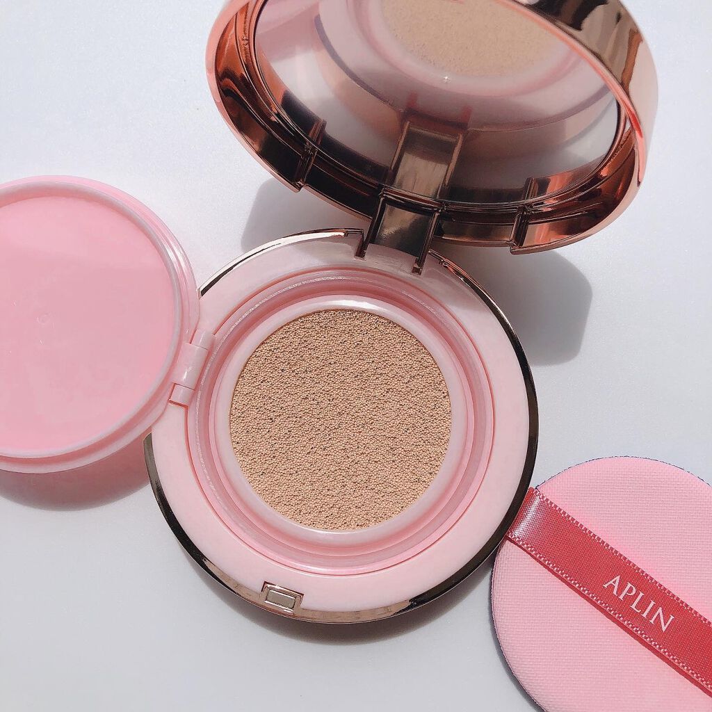 ピンクティーツリーカバークッション/APLIN/クッションファンデーションを使ったクチコミ（3枚目）