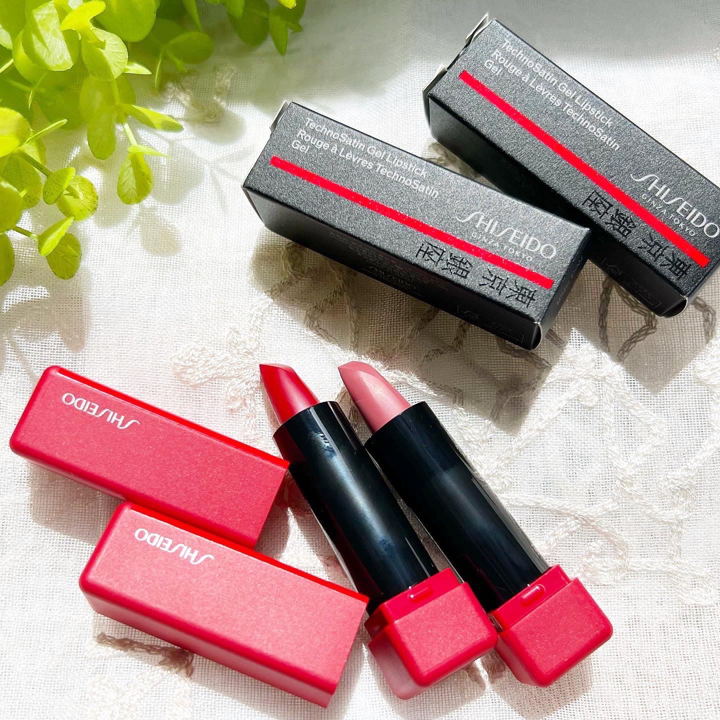 テクノサテン ジェル リップスティック 416	Red Shift/SHISEIDO/口紅を使ったクチコミ（1枚目）