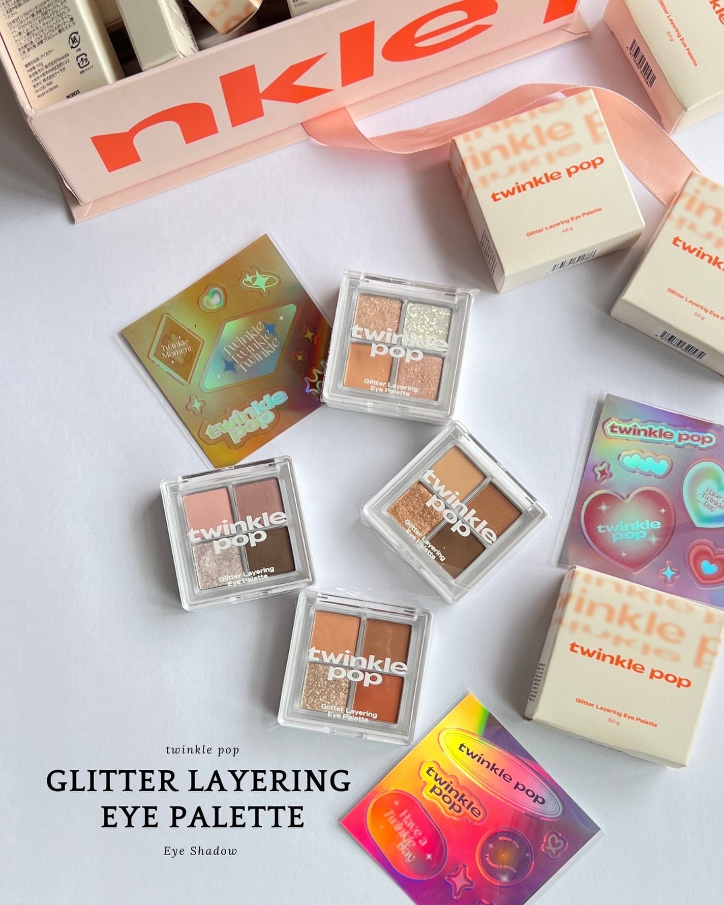 グリッターレイヤリングアイシャドウパレット/TWINKLE POP/アイシャドウパレットを使ったクチコミ(2枚目)