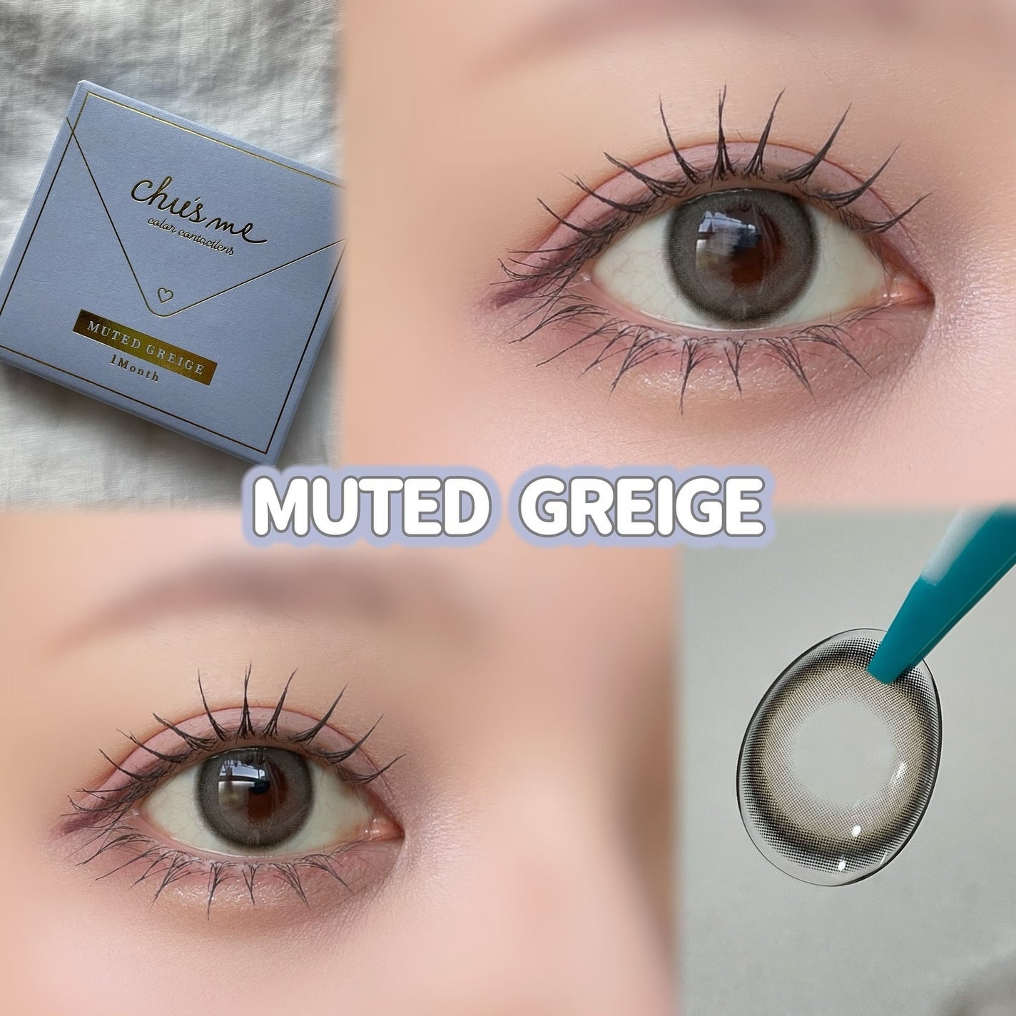 Chu's me monthly/Chu's me/1ヶ月(1MONTH)カラコンを使ったクチコミ(3枚目)