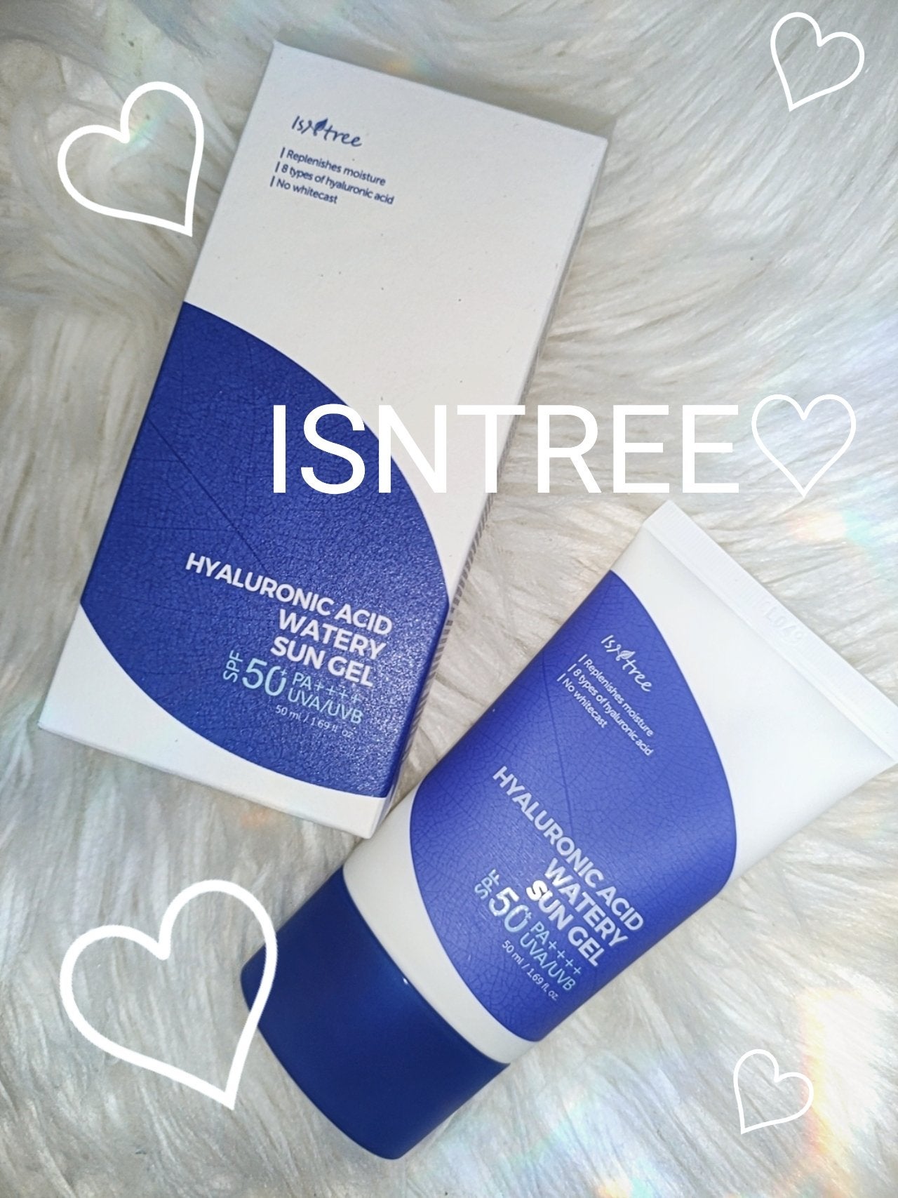 ヒアルロン酸ウォータリーサンジェル/Isntree/日焼け止めジェルを使ったクチコミ(1枚目)