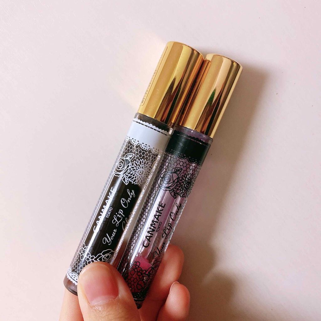 ユアリップオンリーグロス 04 クリア＆ブラック/キャンメイク/リップグロスを使ったクチコミ（2枚目）