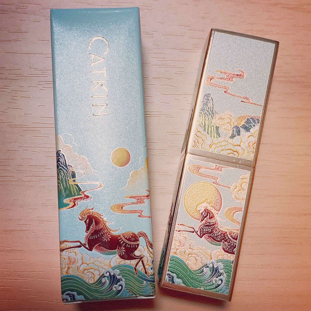 春江花月 保湿リップクリーム/CATKIN/リップケアを使ったクチコミ（2枚目）