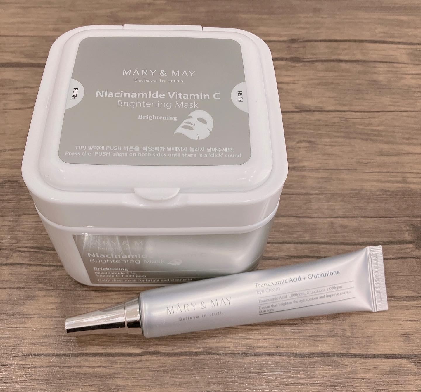 ナイアシンアミドビタミンC ブライトニングマスク/MARY&MAY/シートマスク・パックを使ったクチコミ（1枚目）