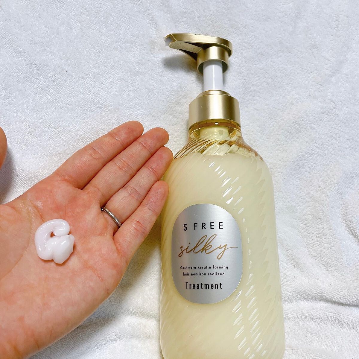 シャンプー シルキースムース/トリートメント シルキースムース /S FREE/市販シャンプーを使ったクチコミ(3枚目)