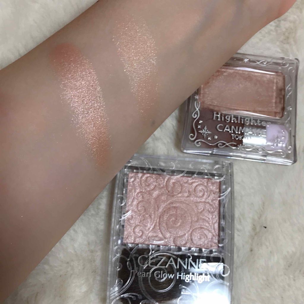 パールグロウハイライト/CEZANNE/パウダーハイライトを使ったクチコミ(3枚目)