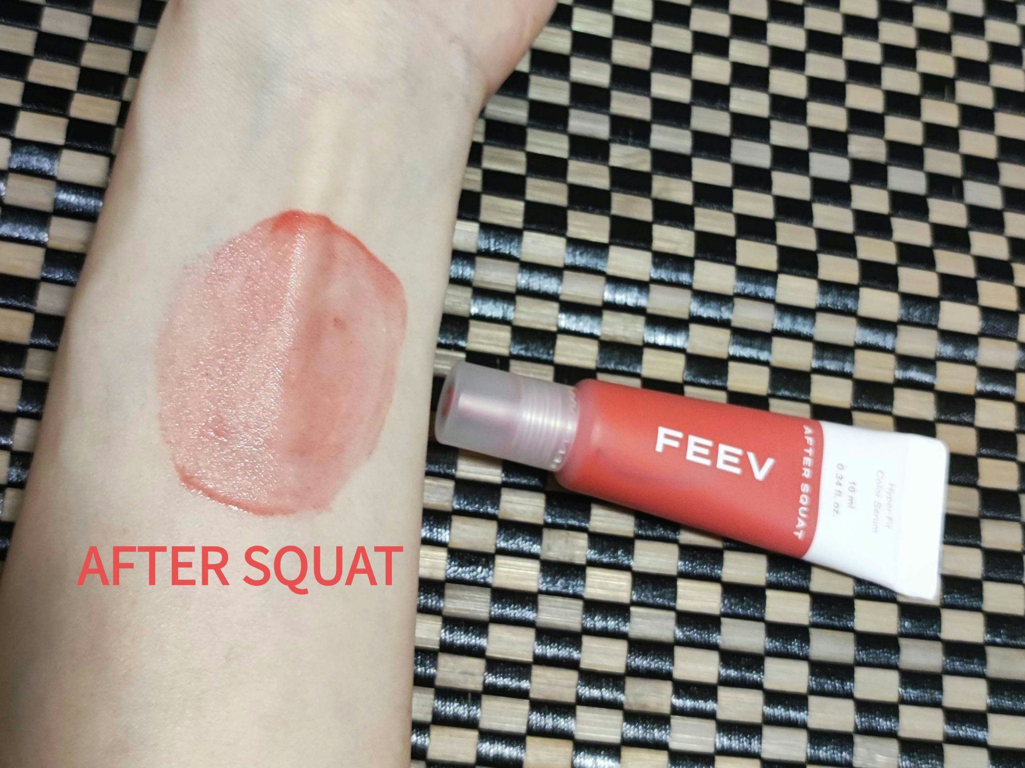 カラーセラムミニ ノーメイクアップ/FEEV/リキッドチークを使ったクチコミ（2枚目）