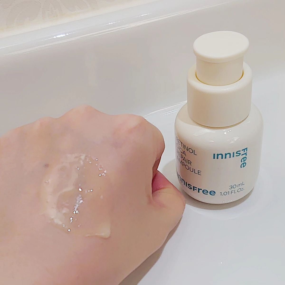 レチノール　シカ　リペア　セラム/innisfree/美容液を使ったクチコミ（3枚目）