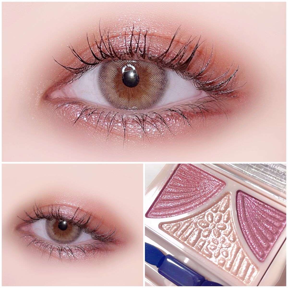 ジューシーピュアアイズ/キャンメイク/アイシャドウパレットを使ったクチコミ（1枚目）