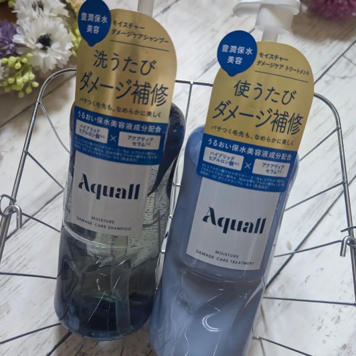 モイスチャーダメージケア シャンプー/トリートメント/Aquall/市販シャンプーを使ったクチコミ(1枚目)