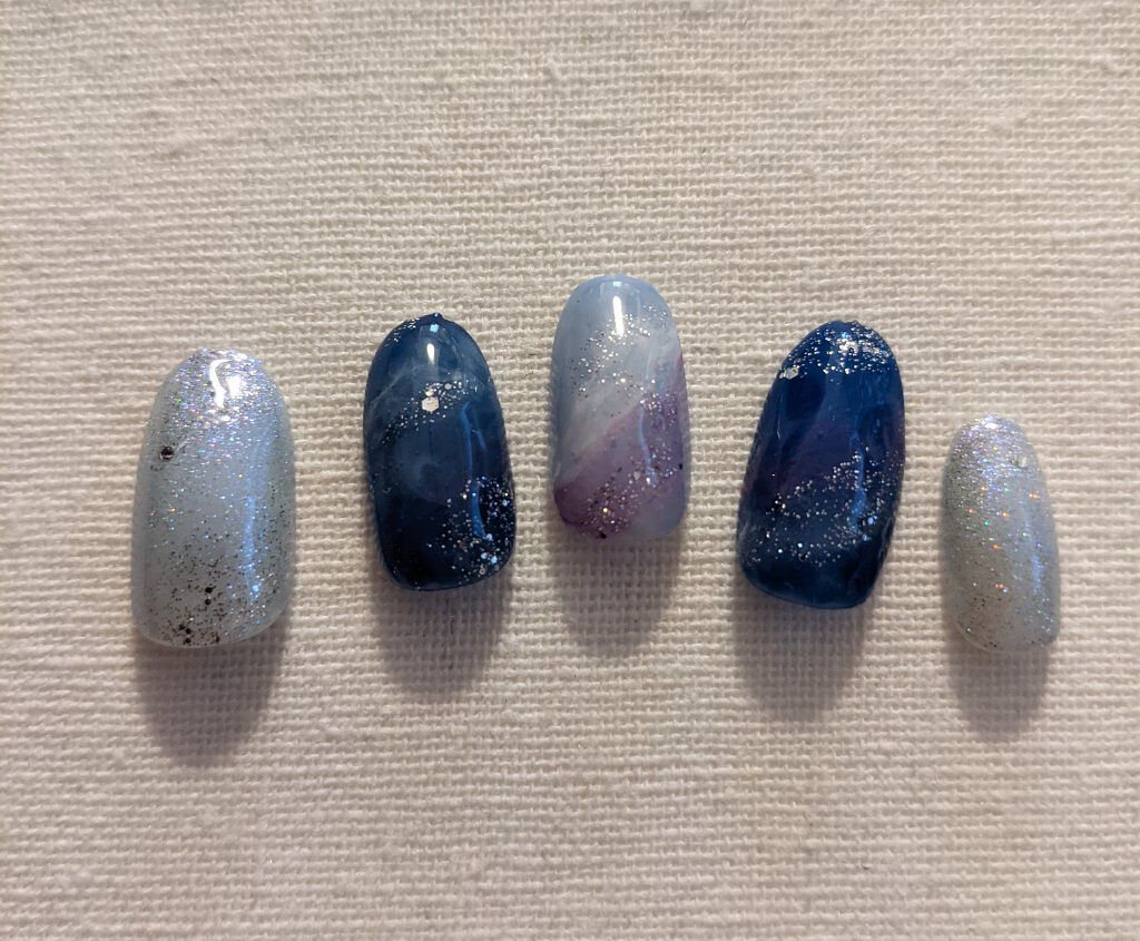 ジェルネイル（ライト対応）/セリア/ジェルネイルを使ったクチコミ（1枚目）