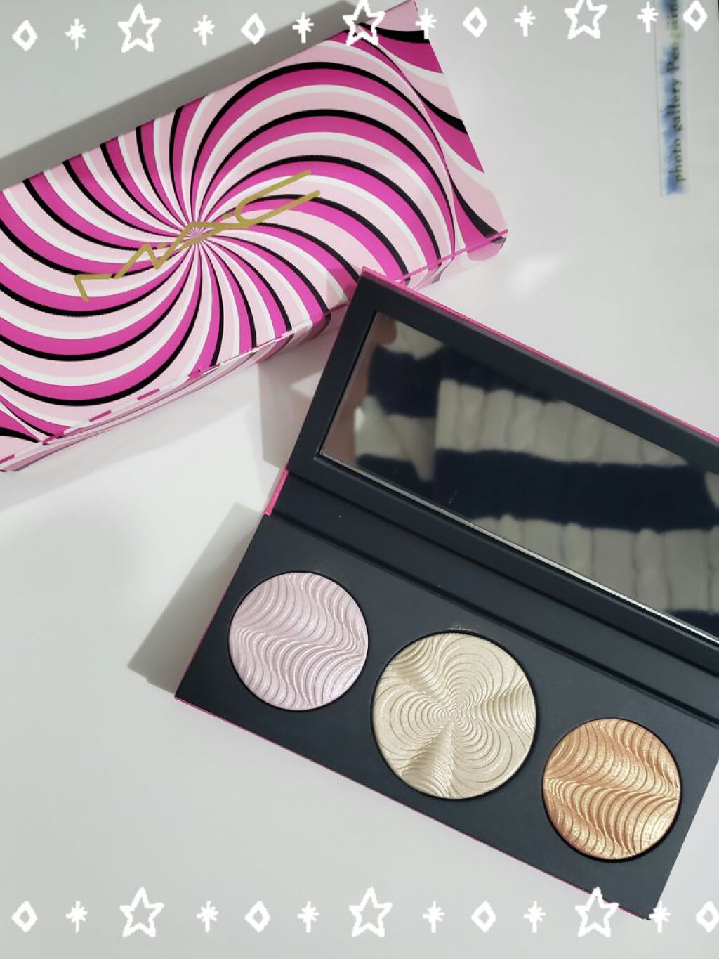 ステップ ブライト アップ エクストラ ディメンション スキンフィニッシュ パレット/M・A・C/パウダーチークを使ったクチコミ(1枚目)