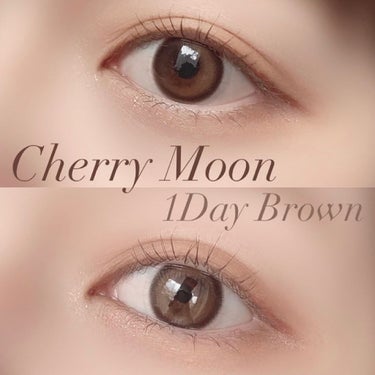 Cherry Moon 1day/OLENS/カラーコンタクトレンズを使ったクチコミ（1枚目）