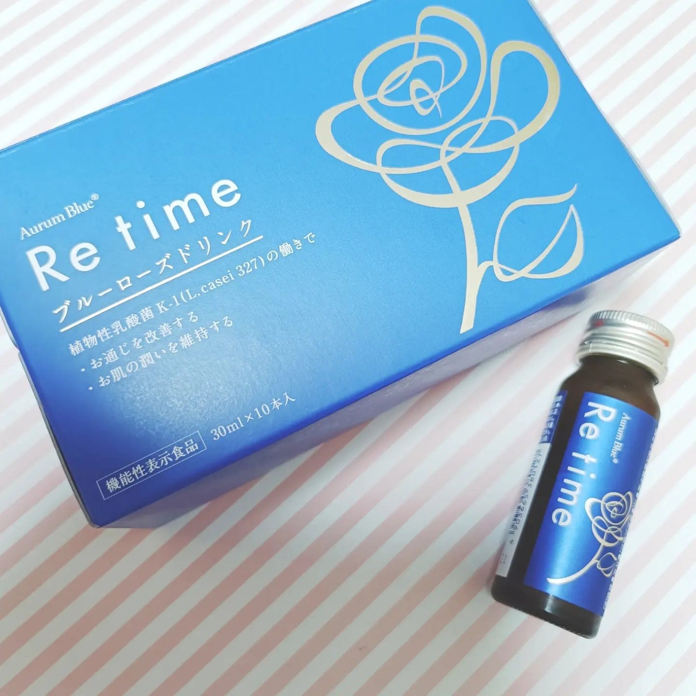 Re time ブルーローズドリンク/オーラムブルー/美容ドリンクを使ったクチコミ(1枚目)