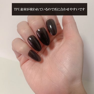 TPUネイルチップ（shape:Almond）/Muzmak/ネイルチップ・パーツを使ったクチコミ（1枚目）