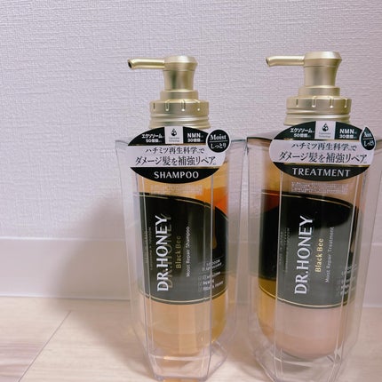 DRハニー ブラックビー モイスト リペア シャンプー/ヘアトリートメント/DR.HONEY/市販シャンプーを使ったクチコミ(4枚目)