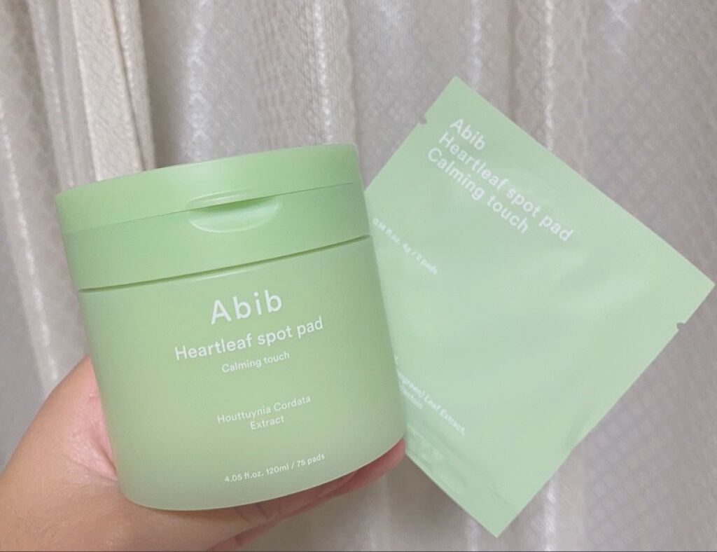 ドクダミカーミングタッチスポットパッド/Abib /トナーパッドを使ったクチコミ（1枚目）