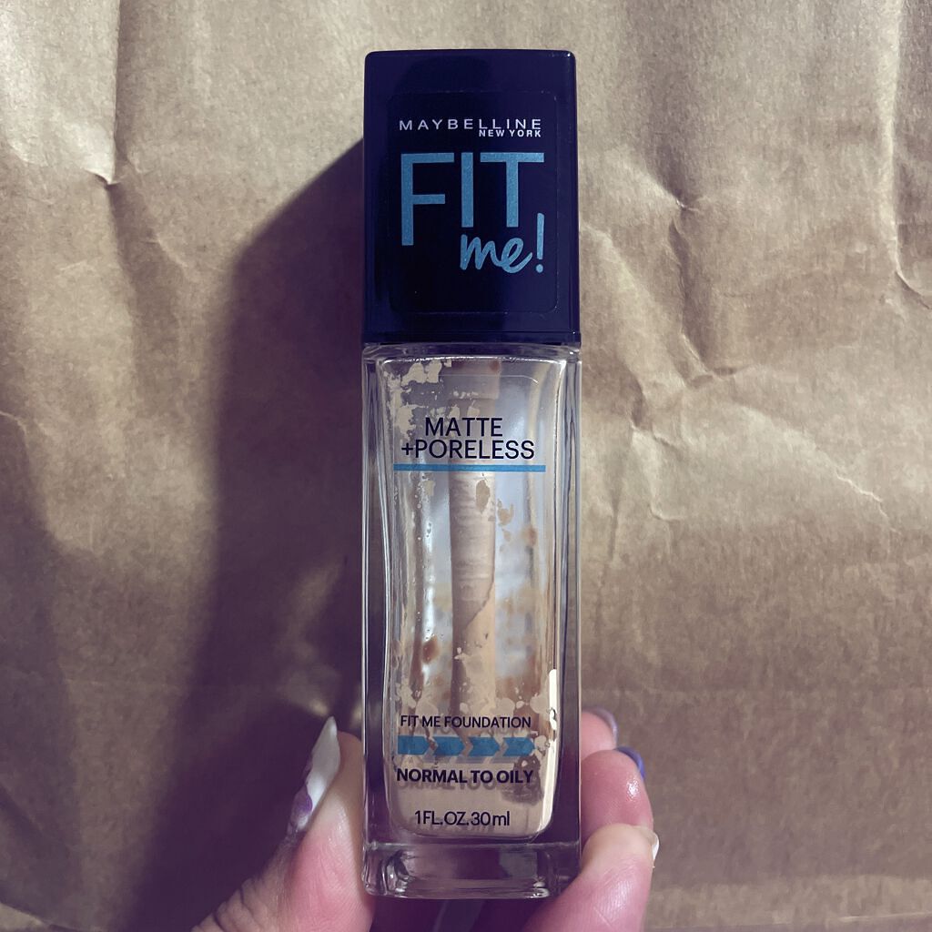 フィットミー リキッドファンデーション R/MAYBELLINE NEW YORK/リキッドファンデーションを使ったクチコミ（1枚目）