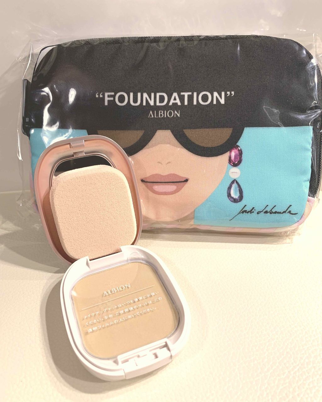 アルビオン パウダレスト/ALBION/パウダーファンデーションを使ったクチコミ（2枚目）