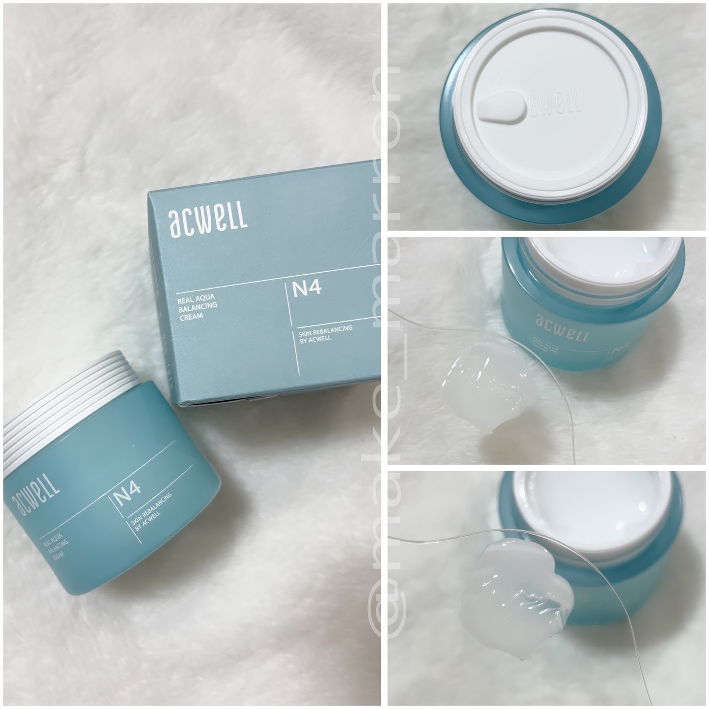 リアルアクアバランシングクリーム /ACWELL/フェイスクリームを使ったクチコミ（3枚目）