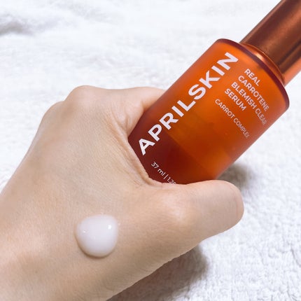 リアルカロテンブレミッシュクリアセラム/APRILSKIN/美容液を使ったクチコミ(2枚目)