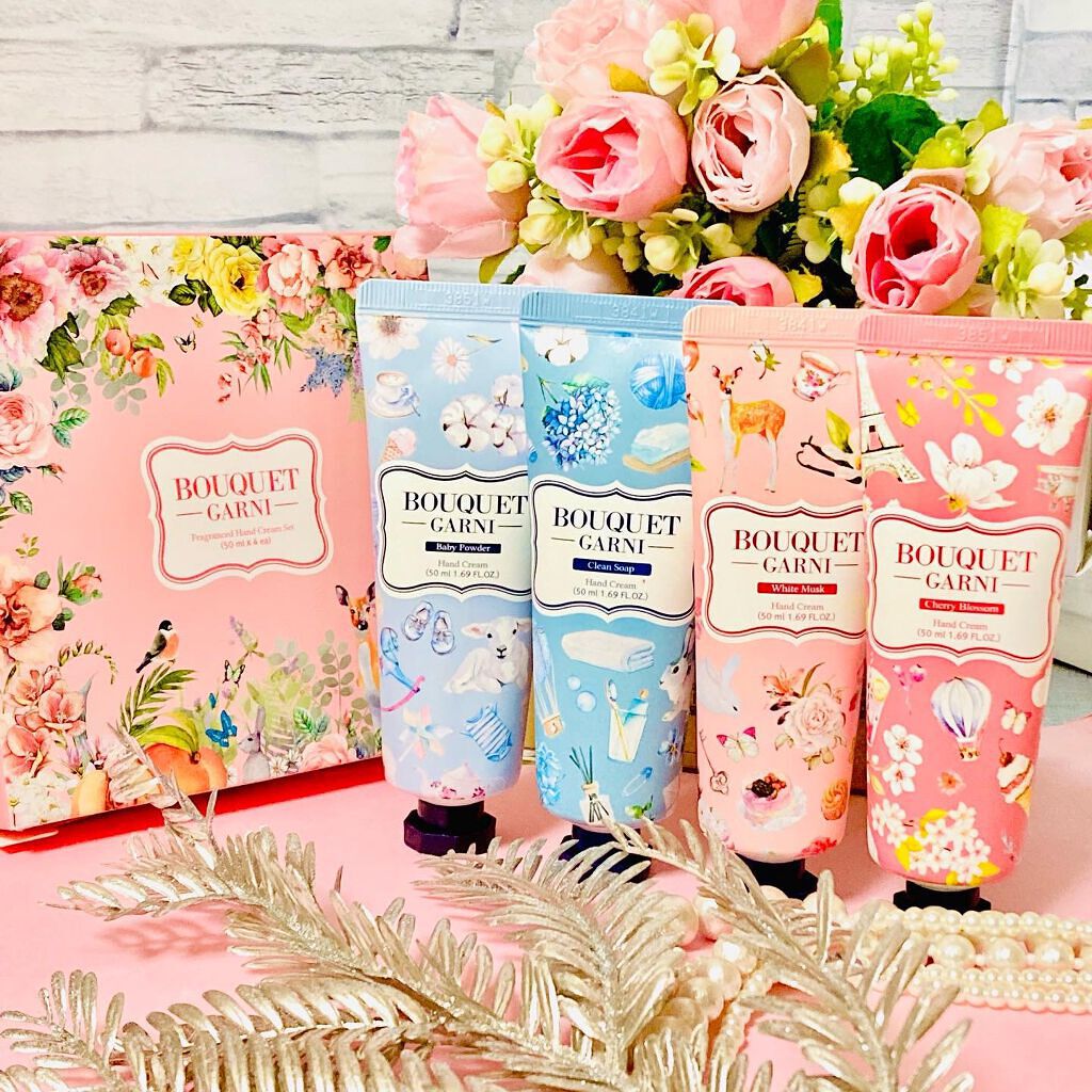 フレグランスハンドクリーム 4種セット/Bouquet Garni/ハンドクリームを使ったクチコミ（2枚目）