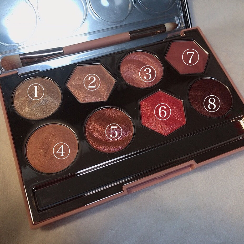 プリズム エアー アイ パレット/CLIO/アイシャドウパレットを使ったクチコミ（2枚目）