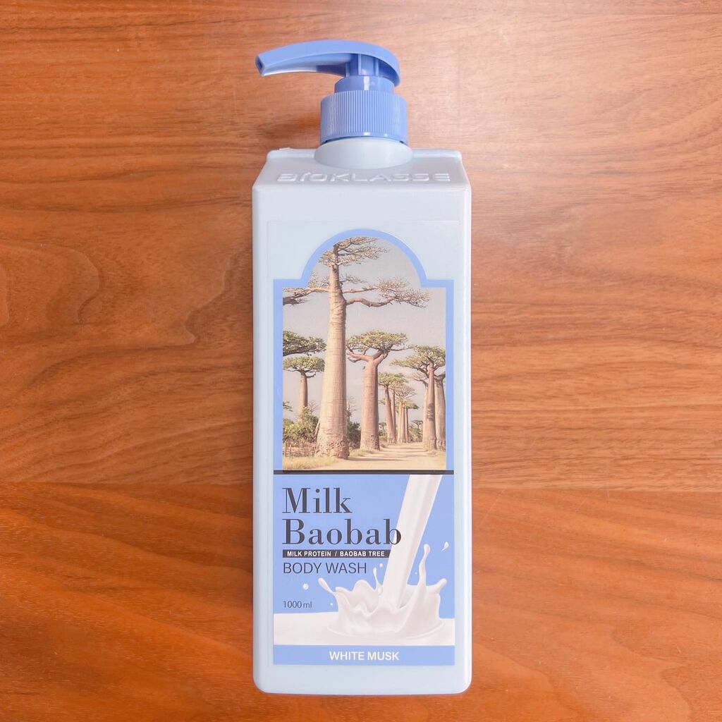 ミルクバオバブ パフュームボディウォッシュ ホワイトムスク/ミルクバオバブ/ボディソープを使ったクチコミ（1枚目）