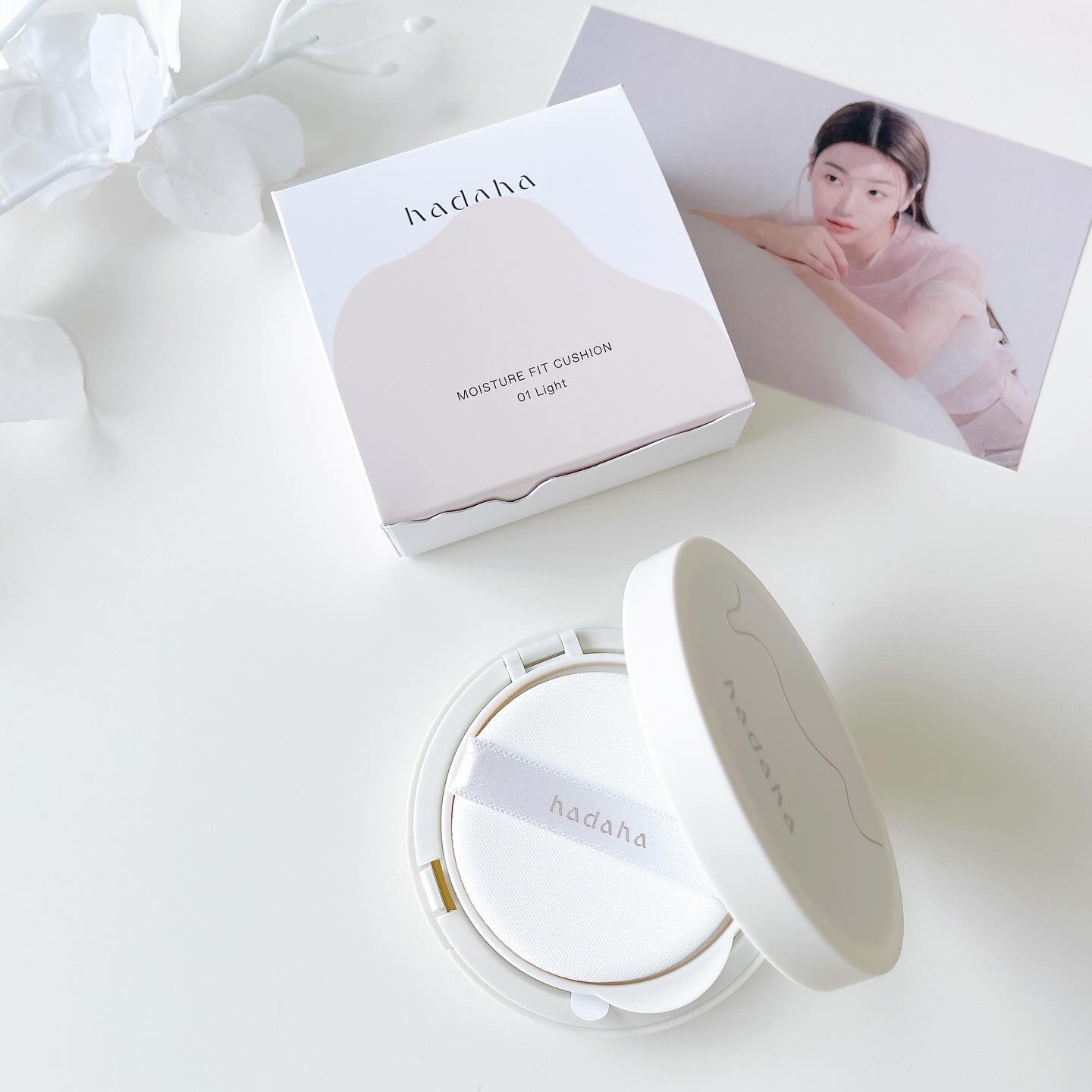 モイスチャーフィットクッション/hadaha/クッションファンデーションを使ったクチコミ（3枚目）