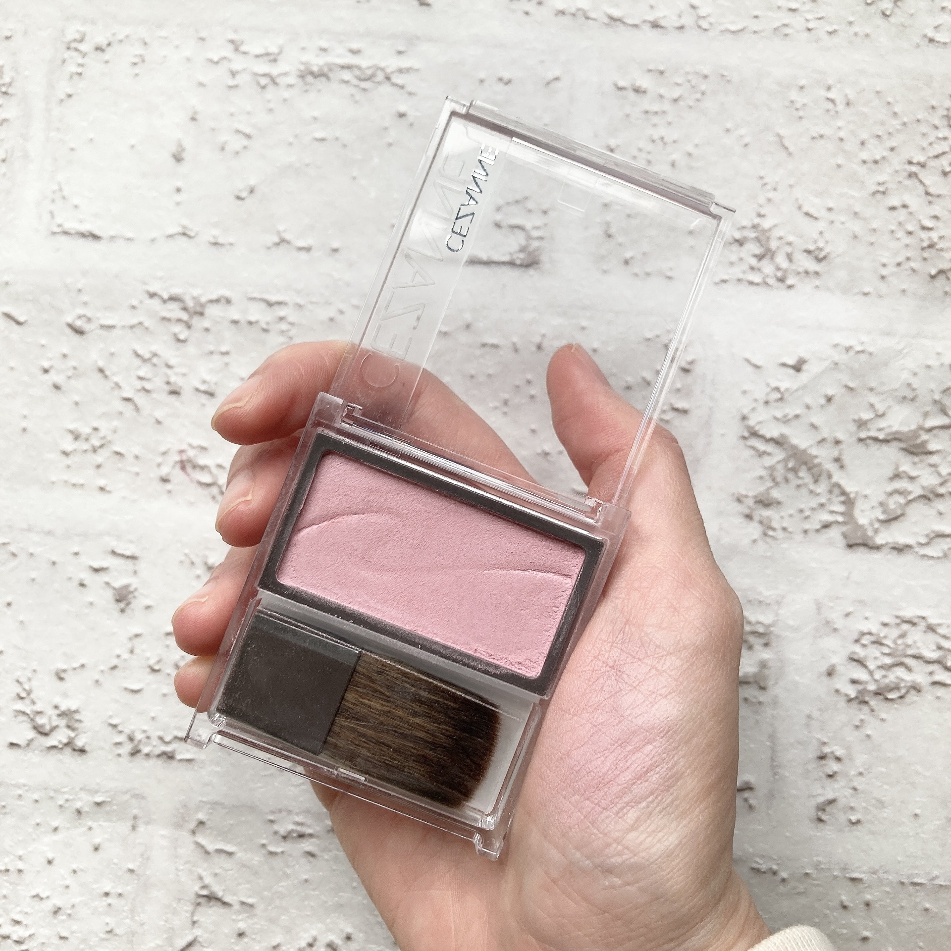 チークブラッシュ/CEZANNE/パウダーチークを使ったクチコミ（1枚目）