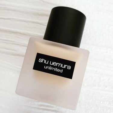 アンリミテッド ラスティング フルイド/shu uemura/リキッドファンデーションを使ったクチコミ（1枚目）