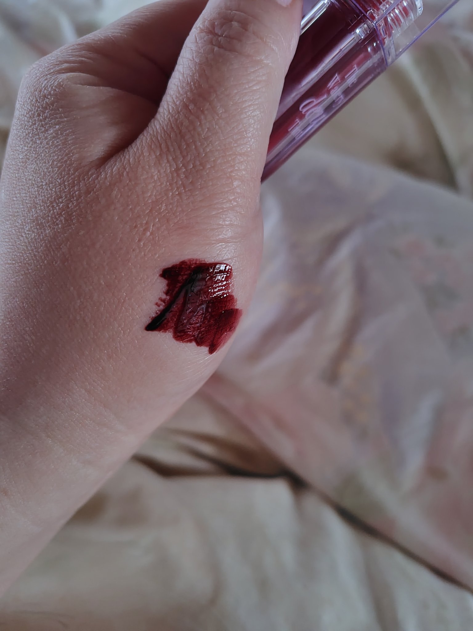 ザ ウォータリーデューティント/MERZY/リップティントを使ったクチコミ（2枚目）