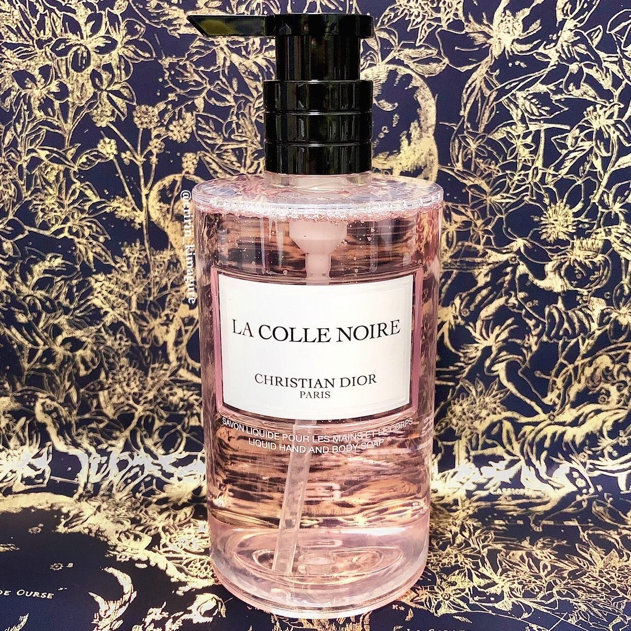 ♦️新品・ギフトBOX♦️DIOR LA COLLE NOIREリキッドソープ 試してみた】Dior メゾン クリスチャン ディオール ラ コル