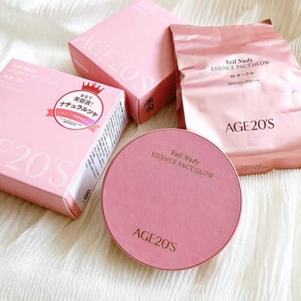 ヴェールヌーディ エッセンスパクトグロウ/AGE20’s/クリーム・エマルジョンファンデーションを使ったクチコミ(1枚目)