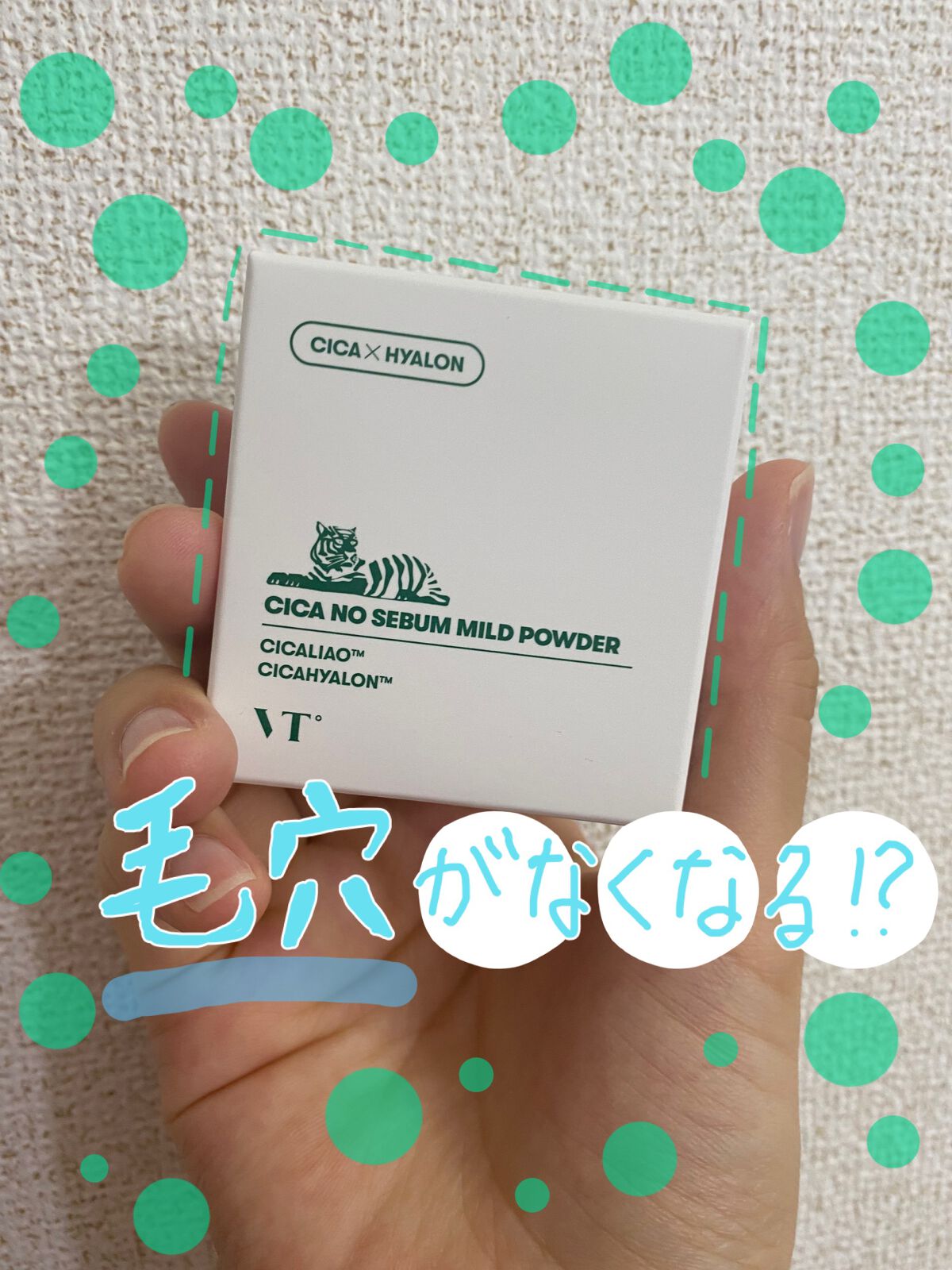 CICA ノーセバム マイルドパウダー/VT/ルースパウダーを使ったクチコミ(1枚目)