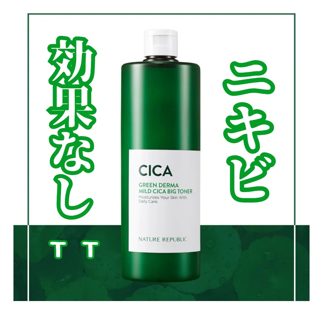 グリーン ダーマCICAビックトナー/ネイチャーリパブリック/化粧水を使ったクチコミ（1枚目）