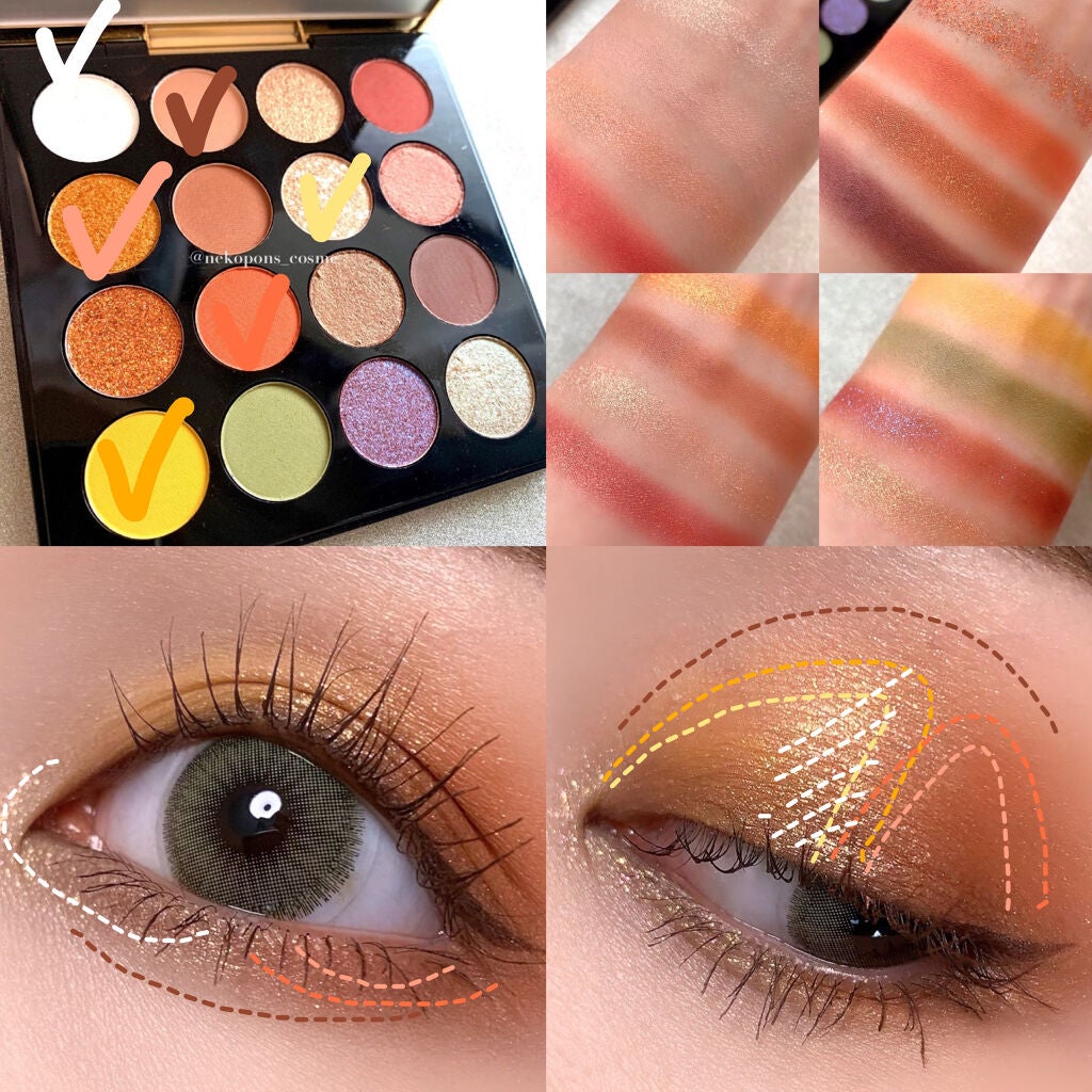 大英博物館 エジプトシリーズ アイシャドウパレット/ZEESEA/アイシャドウパレットを使ったクチコミ(2枚目)