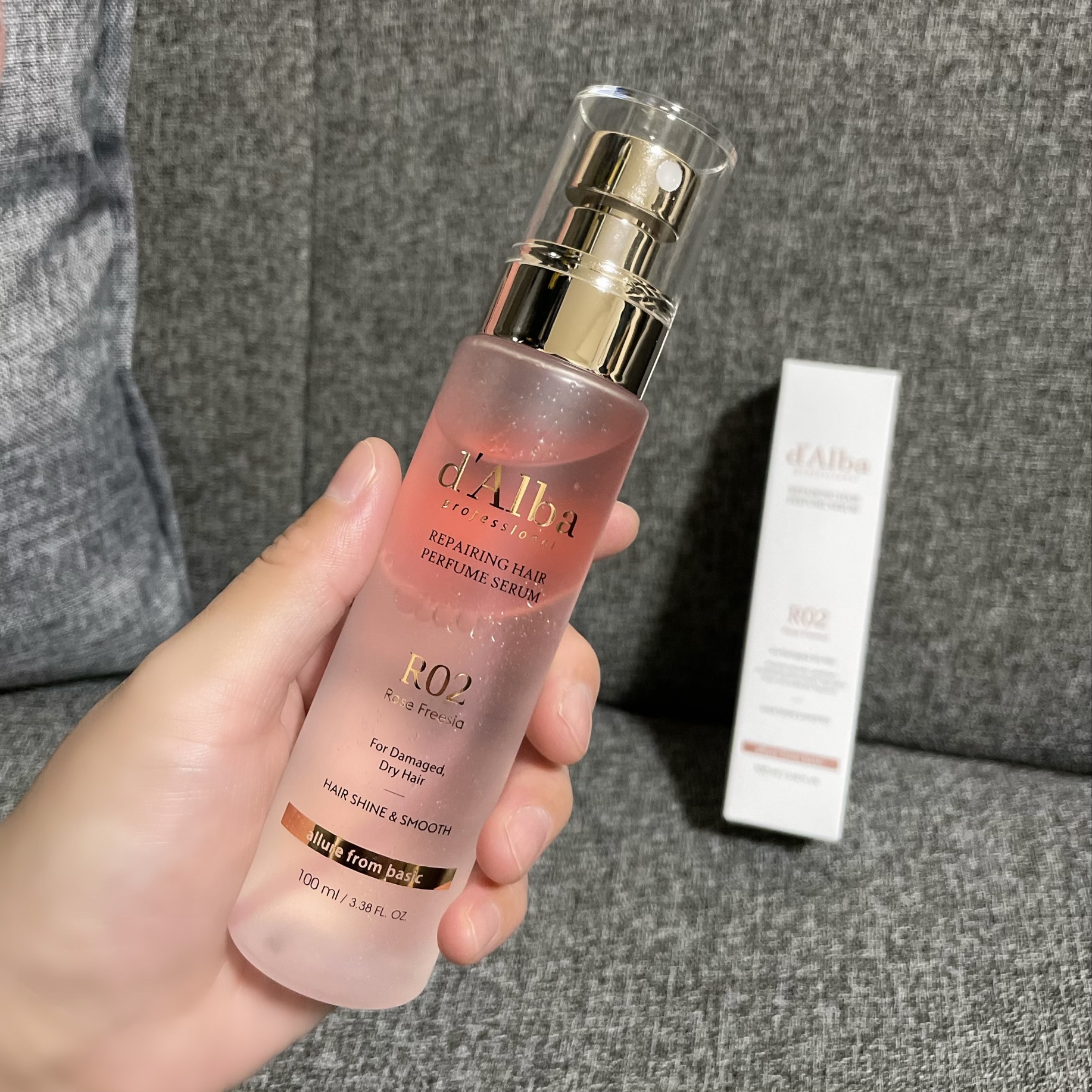 プロフェッショナルリペアリングヘアパヒュームセラム/ダルバ/ヘアミストを使ったクチコミ（3枚目）