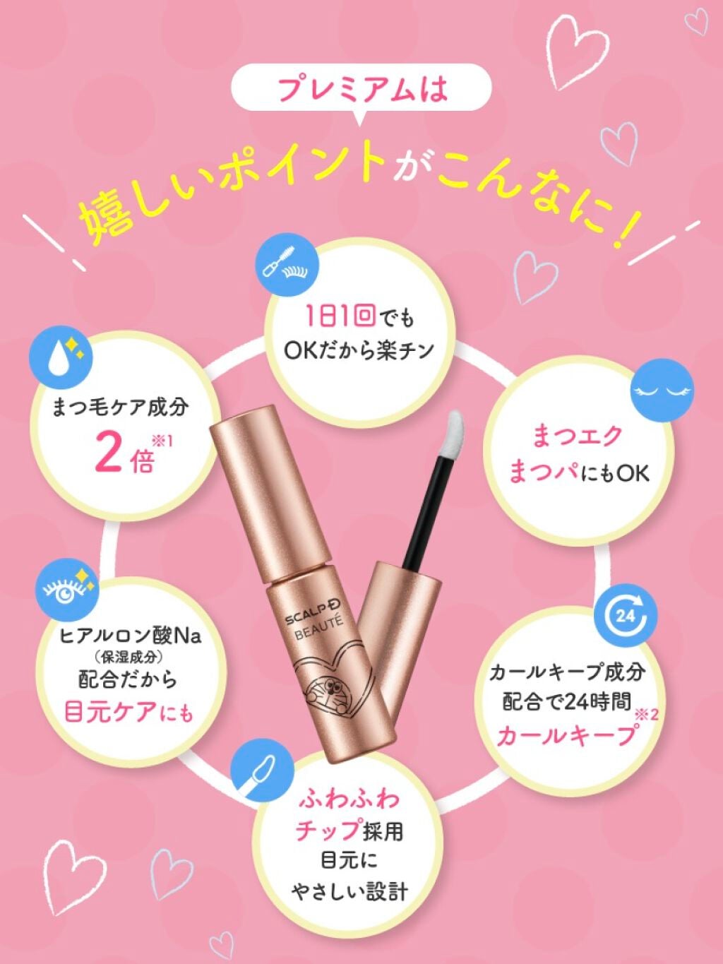 スカルプD ボーテ ピュアフリーアイラッシュセラム プレミアム/アンファー(スカルプD)/まつげ美容液を使ったクチコミ(3枚目)