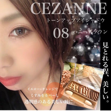 トーンアップアイシャドウ/CEZANNE/アイシャドウパレットを使ったクチコミ(3枚目)