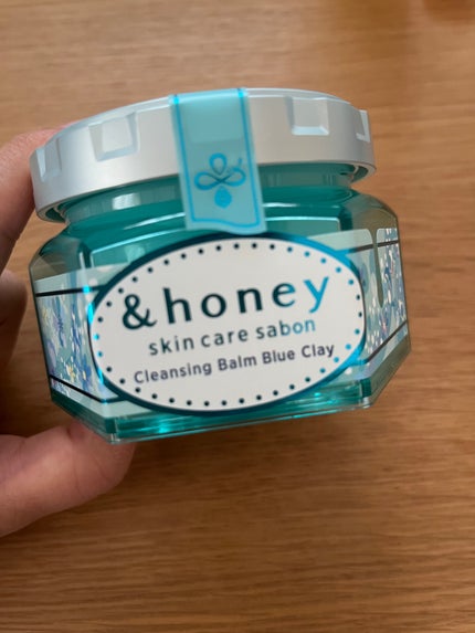 アンドハニー サボン クレンジングバーム ブルークレイ/&honey/クレンジングバームを使ったクチコミ(1枚目)