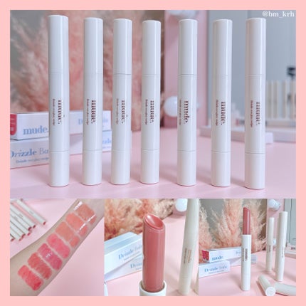 ドリズルバーム #01 サーモンジャム/mude/口紅の画像