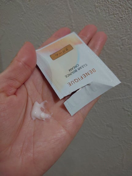 クリアバウンスクリーム /BENEFIQUE/フェイスクリームを使ったクチコミ(1枚目)