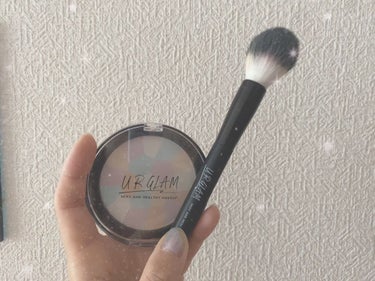 UR GLAM　FACE BRUSH/U R GLAM/メイクブラシを使ったクチコミ（2枚目）