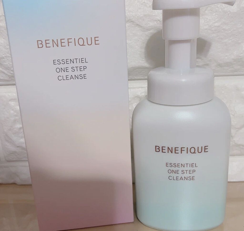 エッセンシャル ワンステップクレンズ/BENEFIQUE/泡洗顔を使ったクチコミ（1枚目）